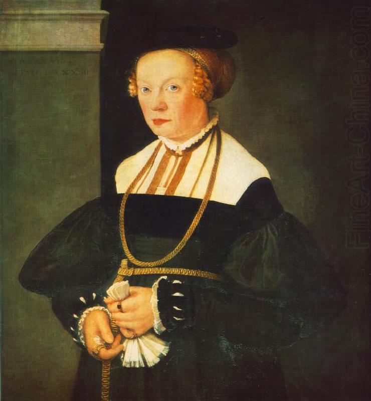 Portrait of Felicitas Seiler, AMBERGER, Christoph